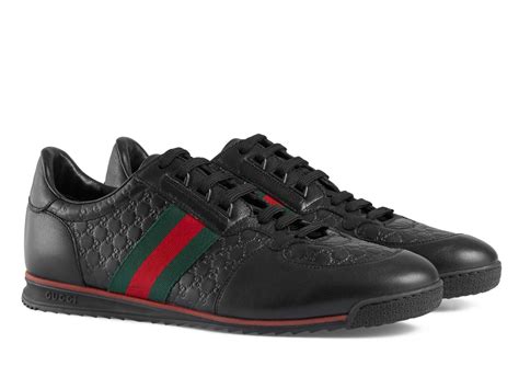 sneakers gucci uomo nere|gucci sneakers for men.